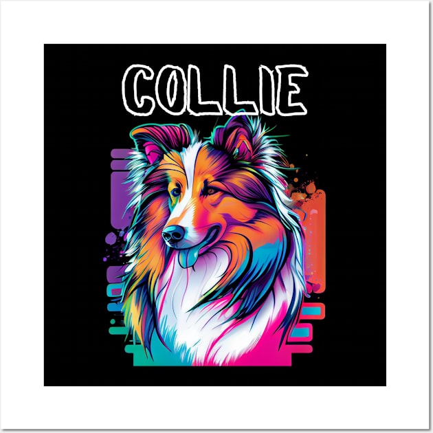 Graffiti Style - Cool Collie 3 Wall Art by PD-Store